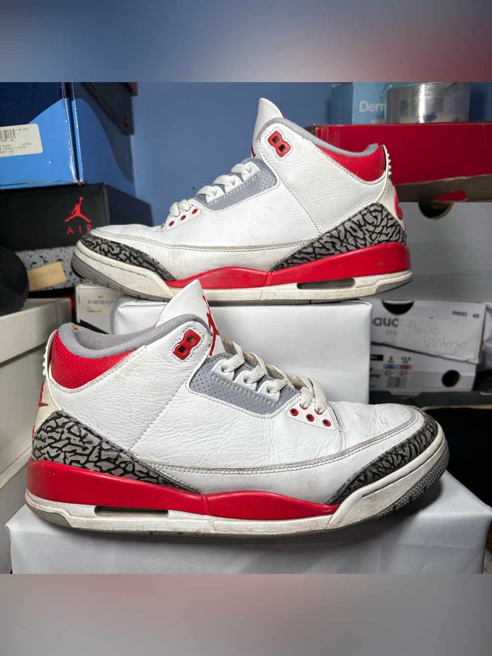 Size 10.5 - Jordan 3 Retro Mid Fire Red